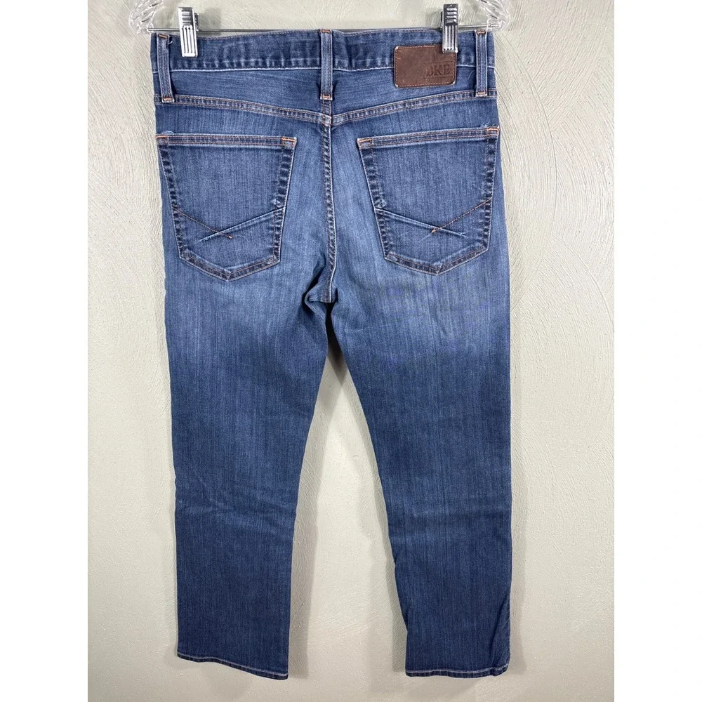 BKE Jake Straight Men's Size 31S Straight Leg Blue Medium Wash Denim Pants Jeans